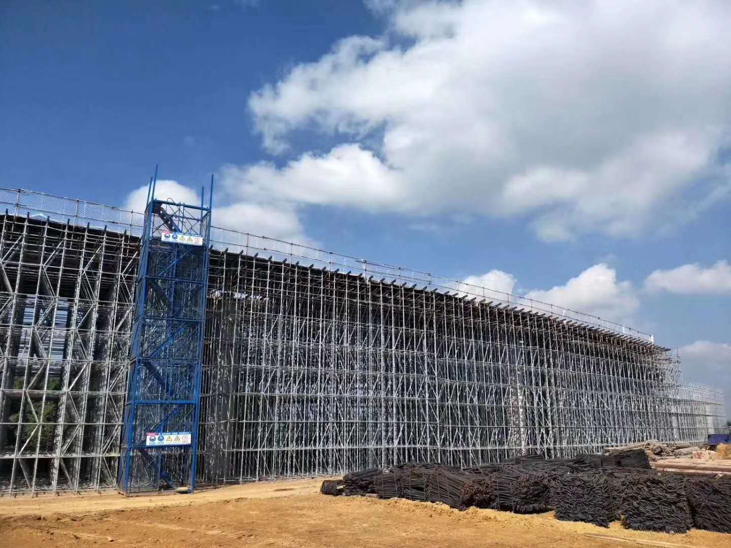 盤扣腳手架搭建周期短，經濟效益好！